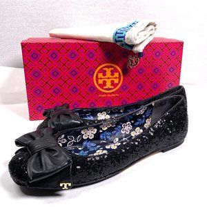NEW Tory Burch Divine Bow Driver Ballet Size 10M